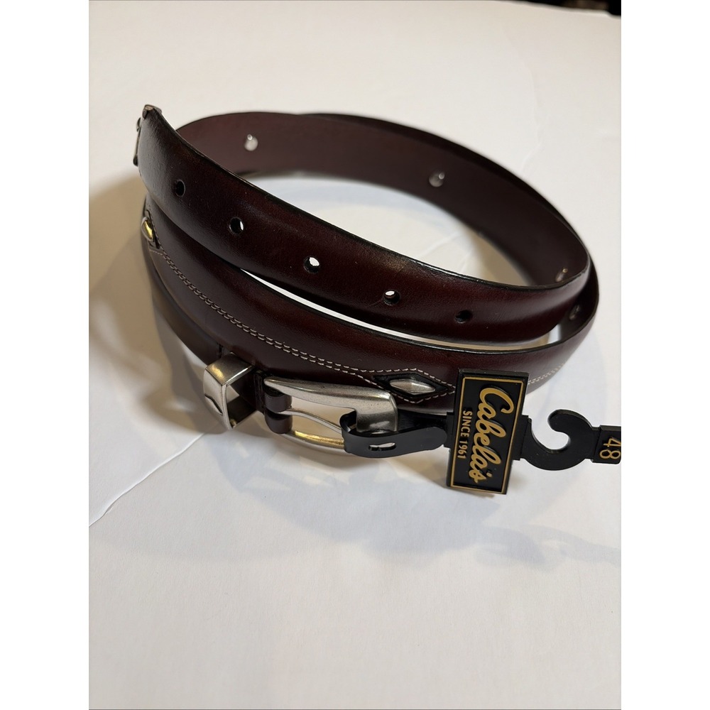 Cabela's Belt Men's 48 Brown Western Style 95-1271 New